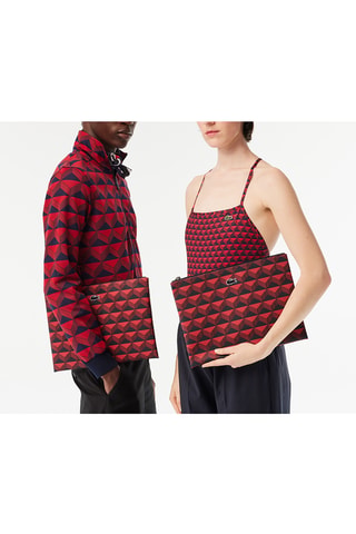 Pochette - Rouge et bleu marine