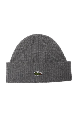 Bonnet en laine - Gris chiné
