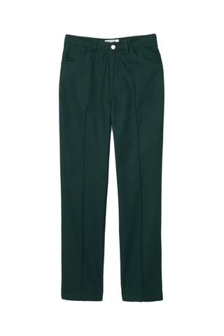 Pantalon straight fit - Vert foncé