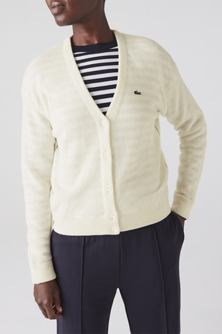 Gilet en laine relaxed fit - Ecru
