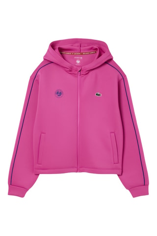 Sweat à capuche Roland Garros Paris regular fit - Mauve