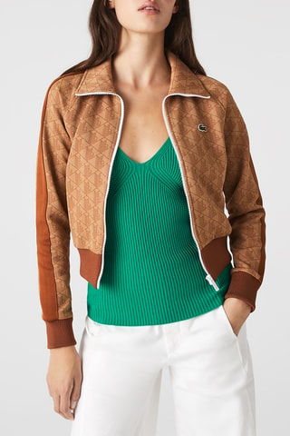 Veste de survêtement regular fit - Marron clair et camel