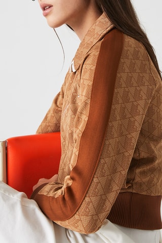 Veste de survêtement regular fit - Marron clair et camel