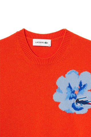 Pull en laine classic fit - Orange