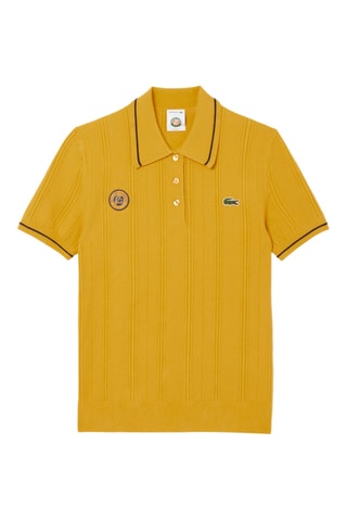 Polo Roland Garros regular fit - Moutarde