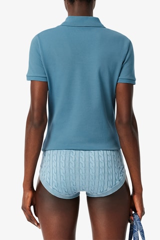 Polo slim fit - Bleu cobalt