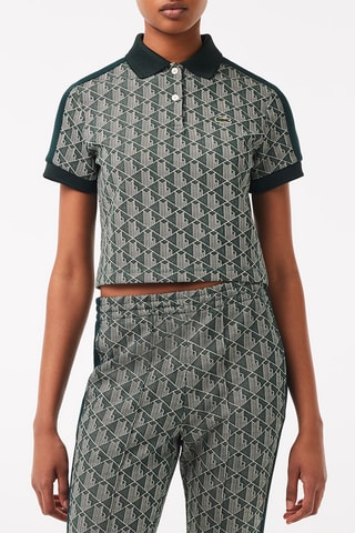 Polo court regular fit - Vert foncé