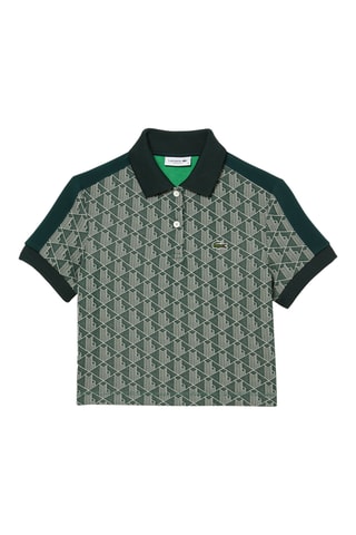 Polo court regular fit - Vert foncé