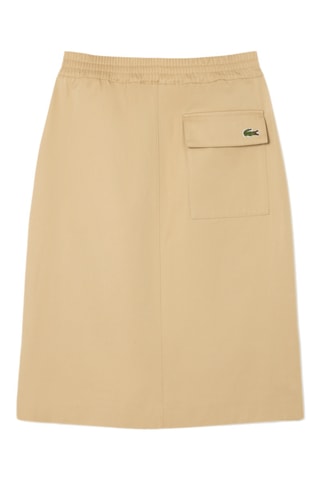 Jupe midi straight fit - Beige