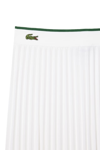 Jupe plissée taille haute - Blanc
