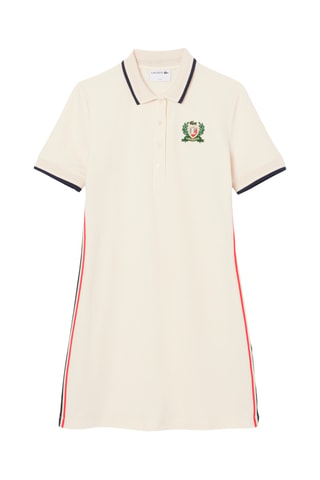 Robe polo slim fit - Ecru