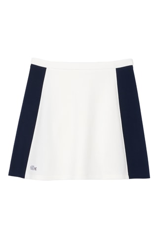 Minijupe - Blanc et bleu marine