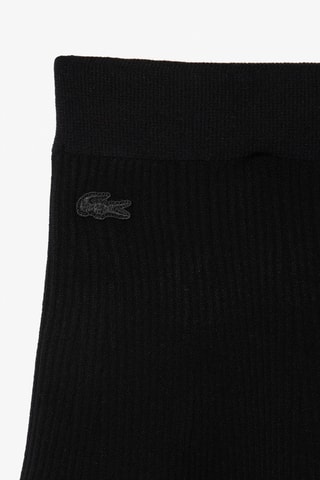 Jupe patineuse taille haute - Noir