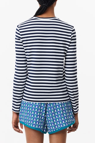 T-shirt - Bleu marine et blanc
