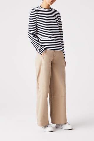 T-shirt - Bleu marine et blanc