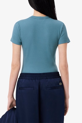 T-shirt slim fit - Bleu cobalt
