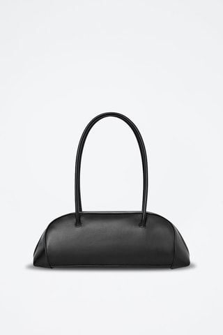 Borsa a spalla in pelle - Nero