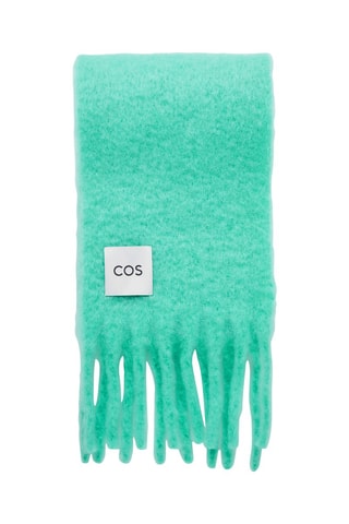 Sciarpa in mohair e lana - Verde