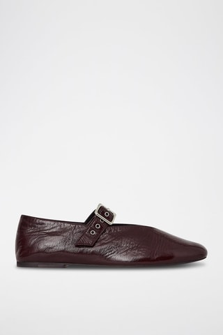 Scarpe baby in pelle - Bordeaux