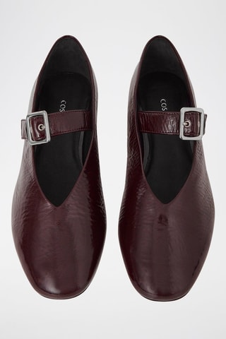 Scarpe baby in pelle - Bordeaux
