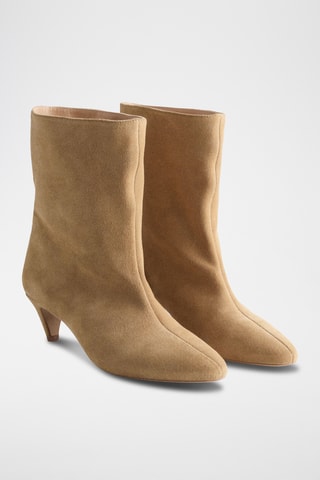 Stivaletti in pelle - Beige