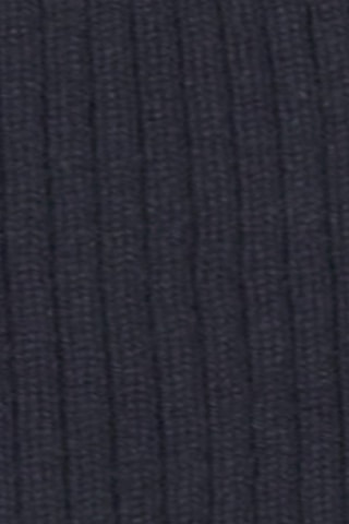 Gilet relaxed in lana merino - Navy