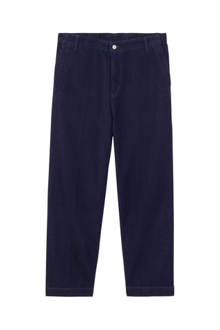 Jeans relaxed in cotone bio - Blu scuro