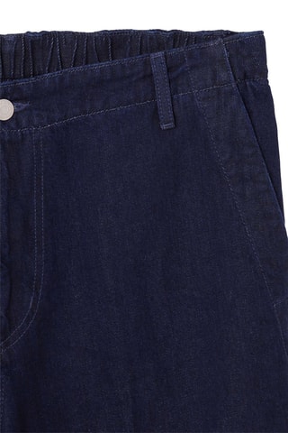 Jeans relaxed in cotone bio - Blu scuro