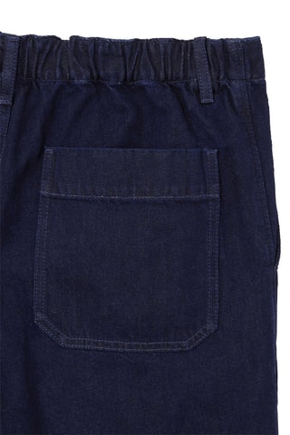 Jeans relaxed in cotone bio - Blu scuro