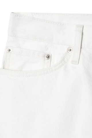 Jeans relaxed in cotone bio - Bianco