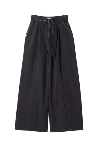 Jeans wide legs - Nero