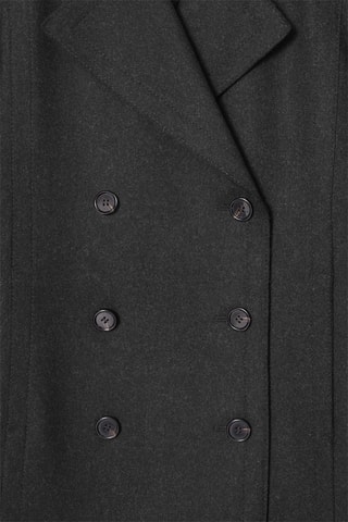 Cappotto regular in lana e cashmere - Nero