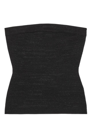 Top bustier - Nero