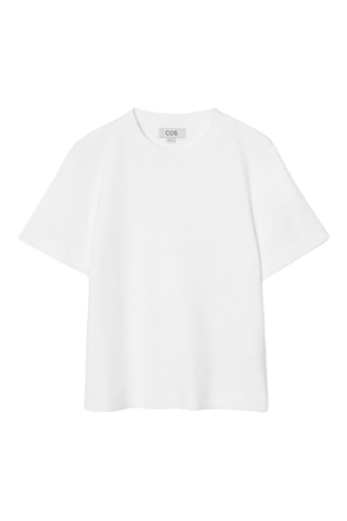 T-shirt regular in cotone bio - Bianco