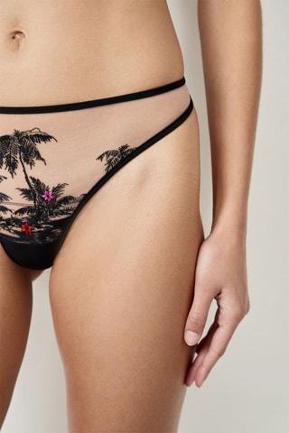 Tanga Flamingo - Zwart