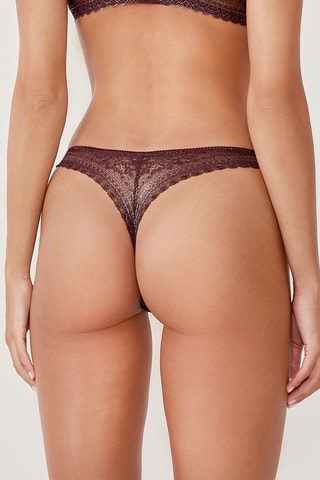 Tanga Panama - Bordeauxrood