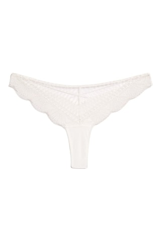 Tanga Rosace - Ecru