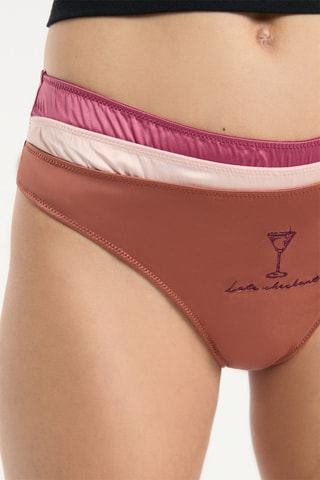 Tanga Ginger - Roze en Wit