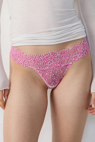 String Sweet Print W25 - Wit en Roze