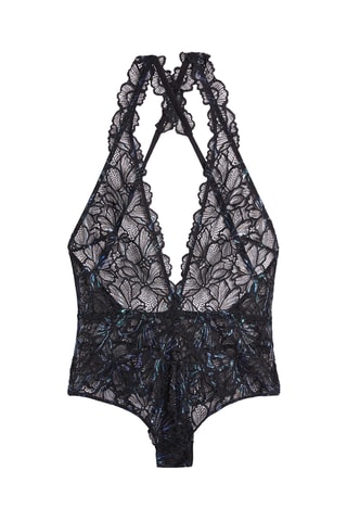 Stringbodysuit Reflet - Zwart