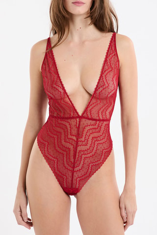 Bodysuit Ecume - Rood