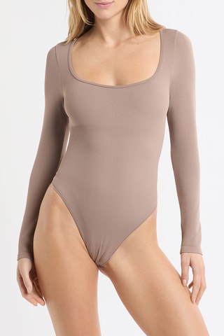 Stringbodysuit Romy - Taupe