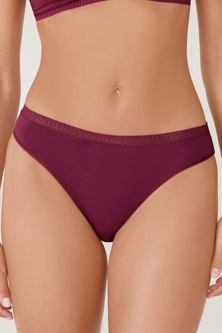 Slip Happily - Bordeauxrood