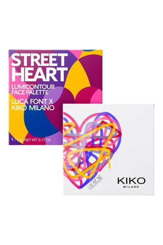 Paleta facial Street heart lumicontour - 02 Warm Gold & Cocoa - 5 g
