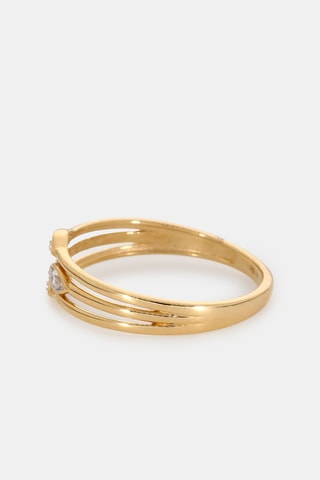 Bague - Or jaune 18 carats et diamants