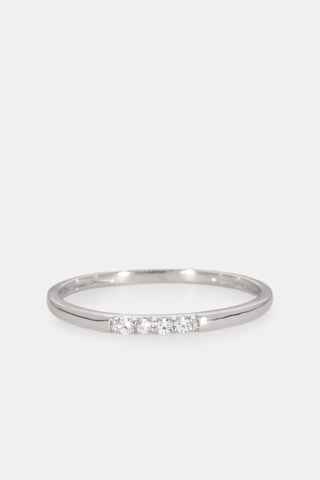 Bague - Or blanc 18 carats