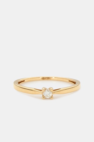 Bague - Or jaune et diamant