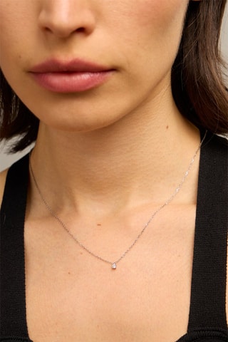 Collier - Or blanc 18 carats