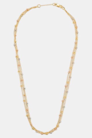 Collier - Or jaune, or blanc et or rose 18 carats