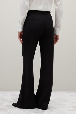Calças bootcut - Preto